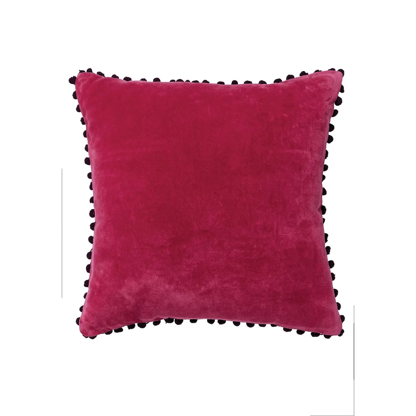 Cushion Cover with Pom Poms