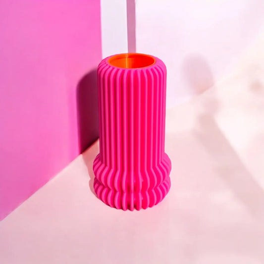 Whimsical Pink Vase