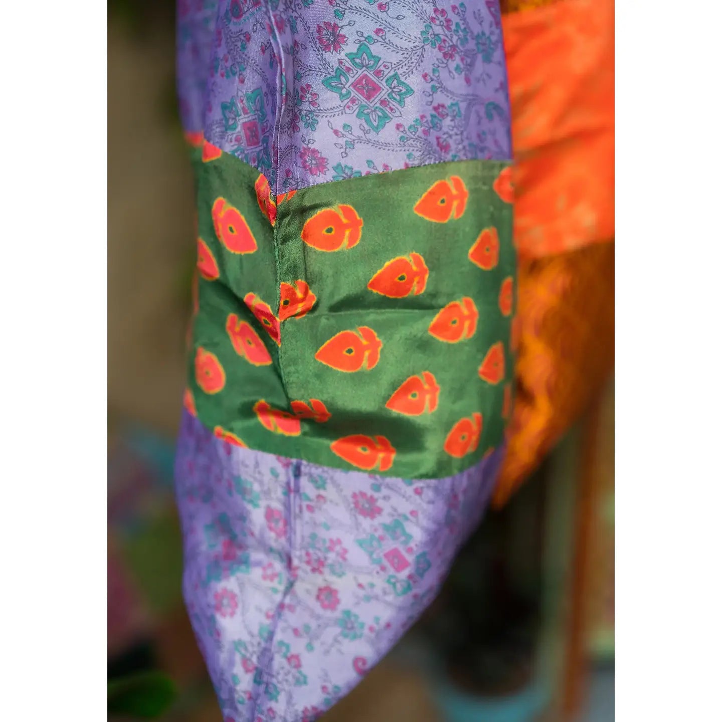 Recycled Sari Fabric Tote Bag
