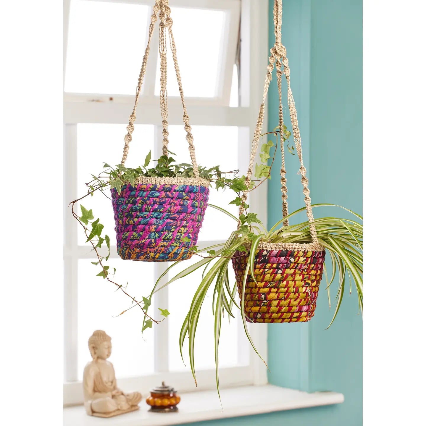 Recycled Hanging Plant Basket