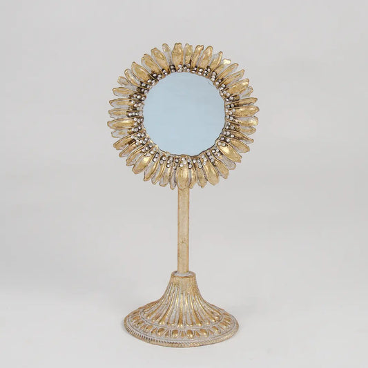 Feather Fringe Mirror