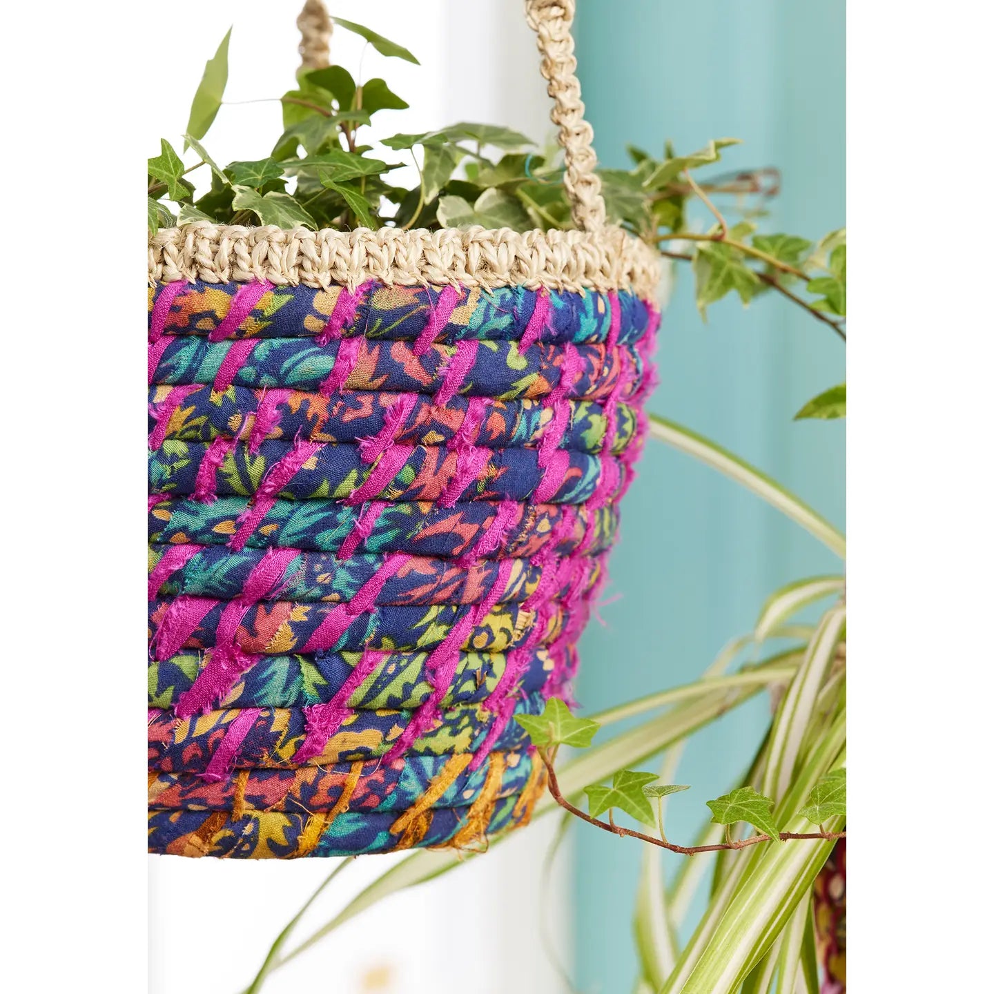 Recycled Hanging Plant Basket