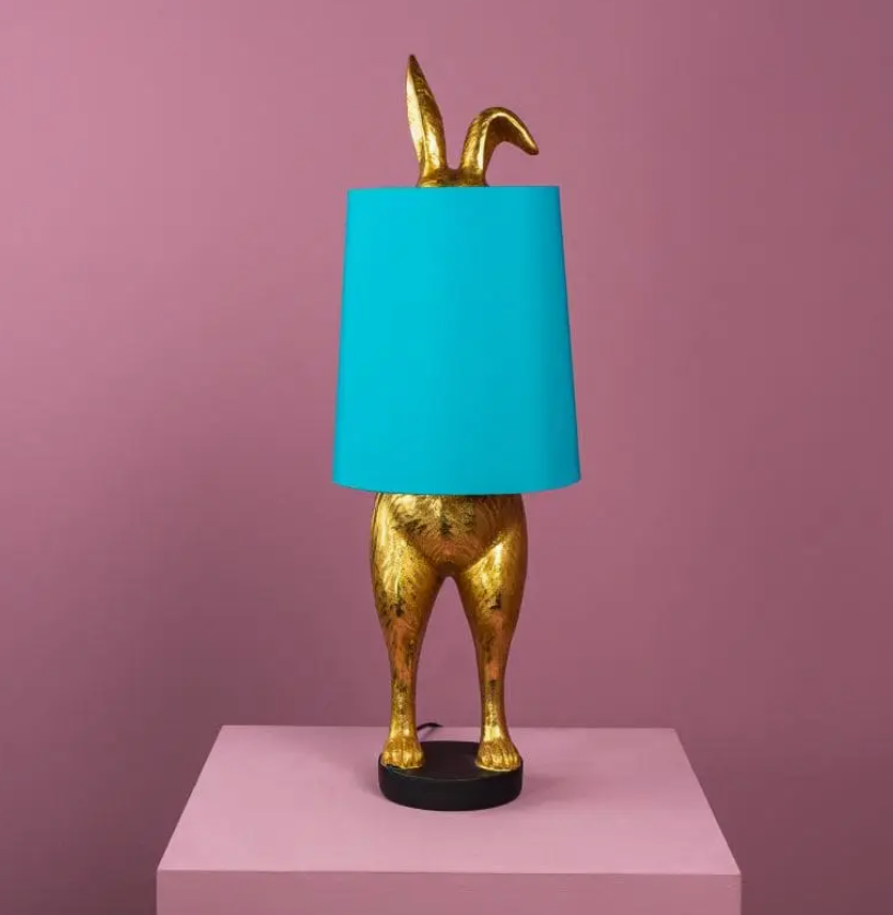Hiding Bunny Table Lamp
