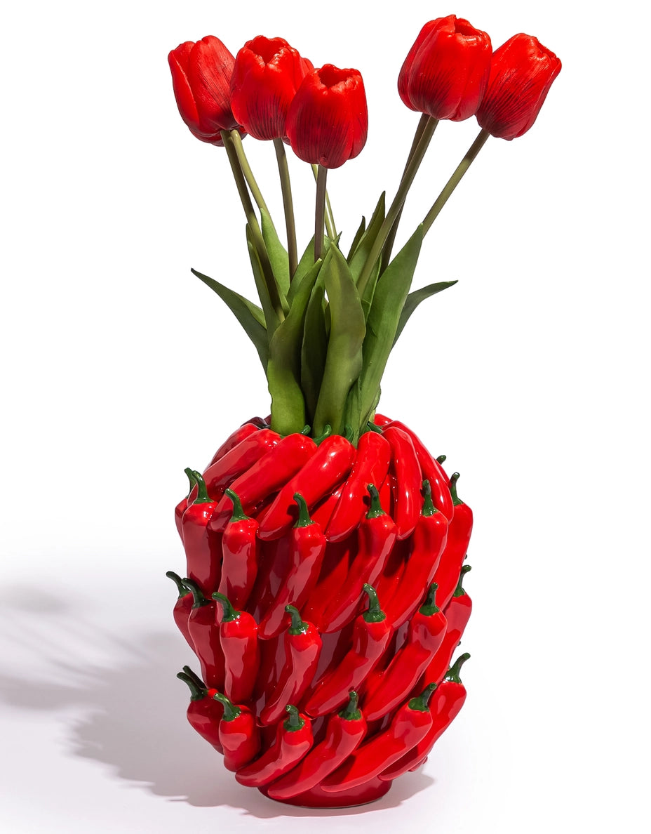 Red Hot Pepper Vase