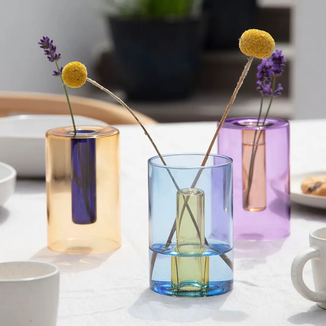Reversible Glass Vase - Small