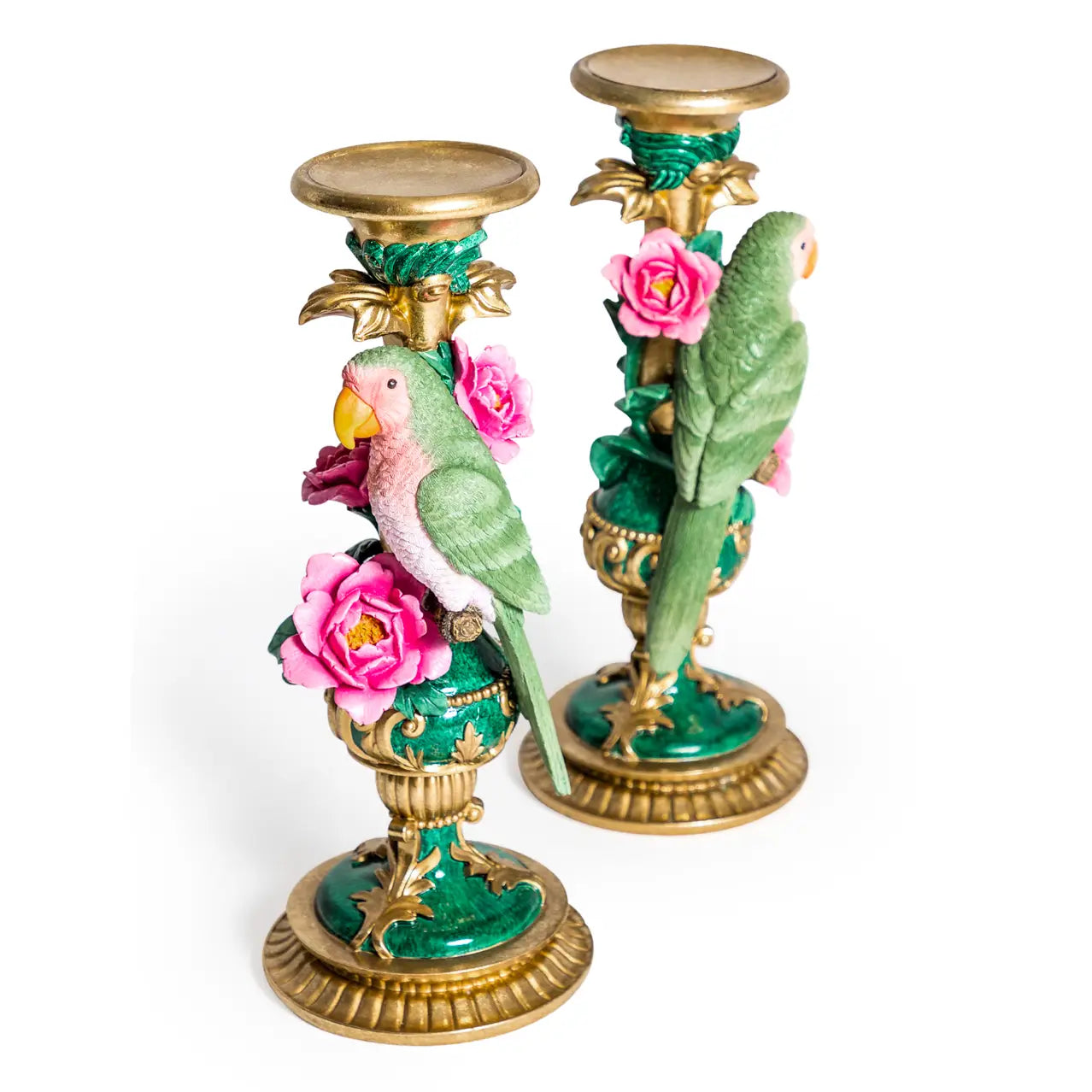 Parrot Candle Holders
