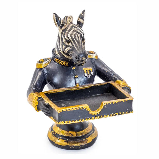 Gentry Zebra Card Holder/Sweet Tray